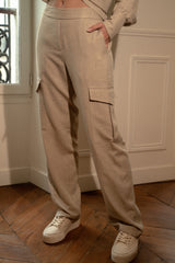 Roma beige trousers