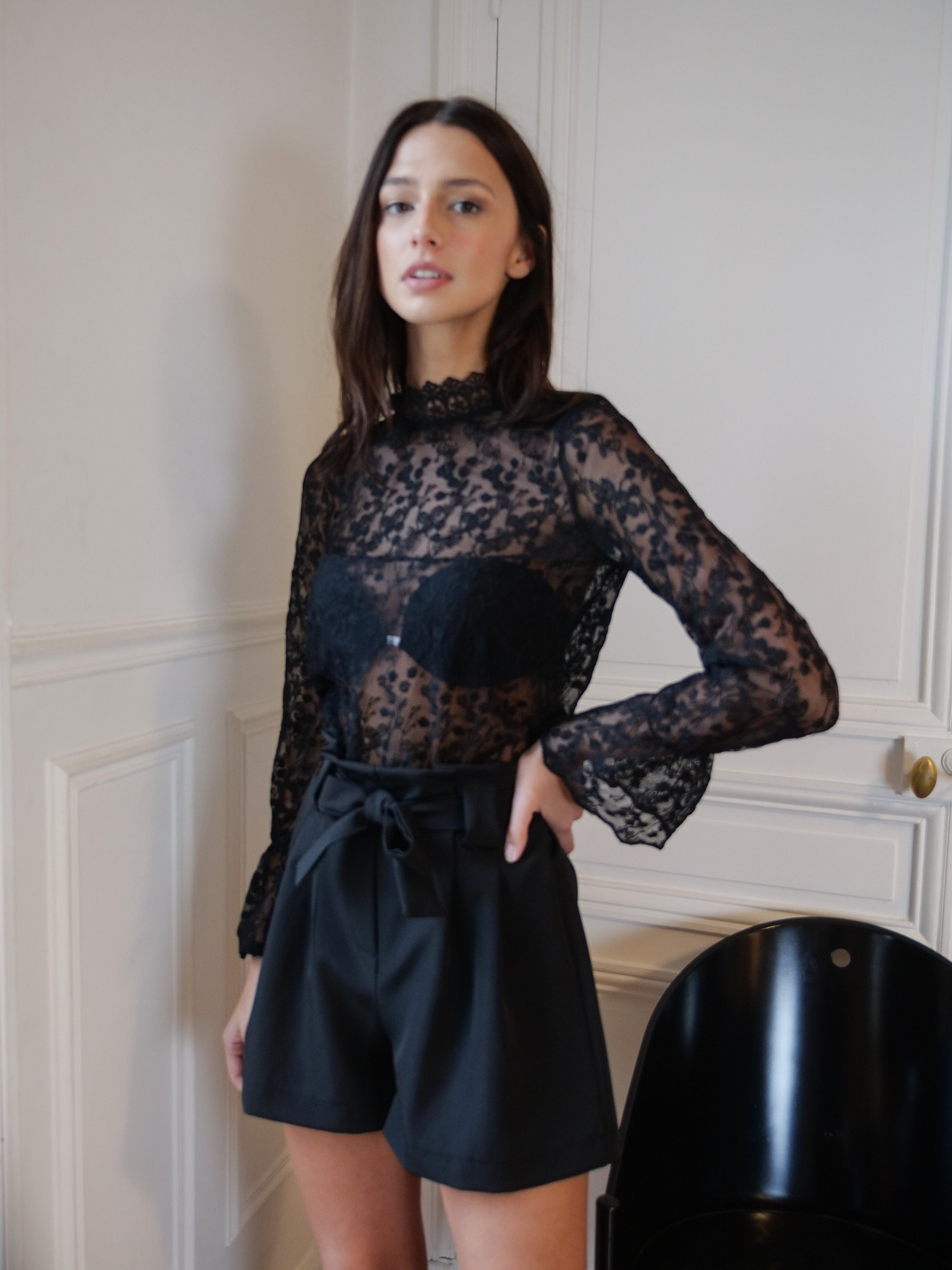 MARYSE black blouse